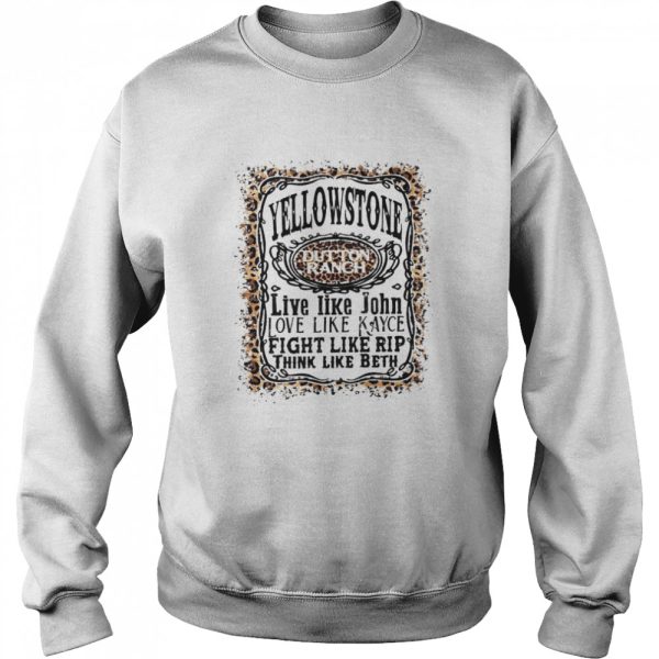 Live Like John Love Like Kayce Yellowstone Shirt – Apparel, Mug, Home Decor – Perfect Gift For Everyone