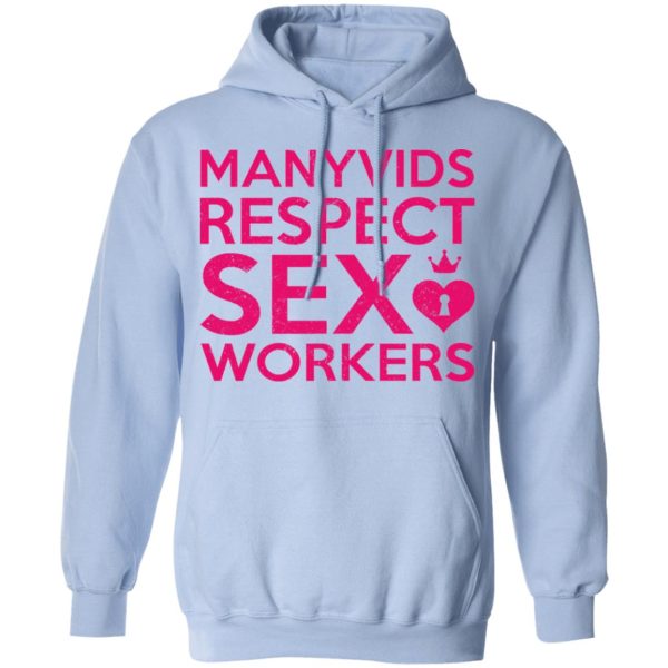 Manyvids Respect Sex Workers T-Shirts