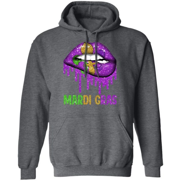 Mardi Gras Lip Biting T-Shirts