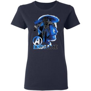 Marvel Avengers Endgame Thor Silhouette Poster Shirt 3