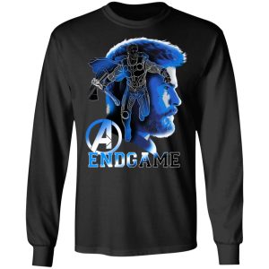 Marvel Avengers Endgame Thor Silhouette Poster Shirt 5