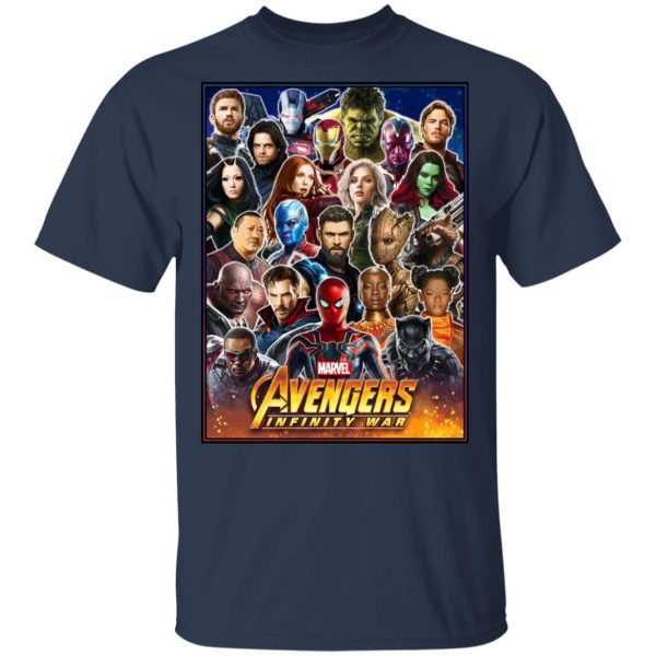 Marvel Avengers Infinity Wars Team T-Shirts