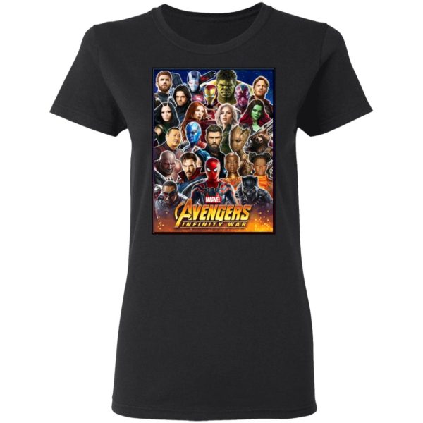 Marvel Avengers Infinity Wars Team T-Shirts