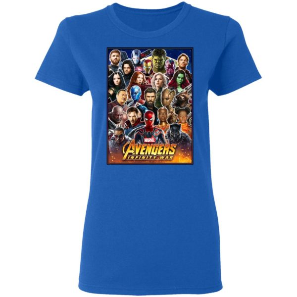 Marvel Avengers Infinity Wars Team T-Shirts