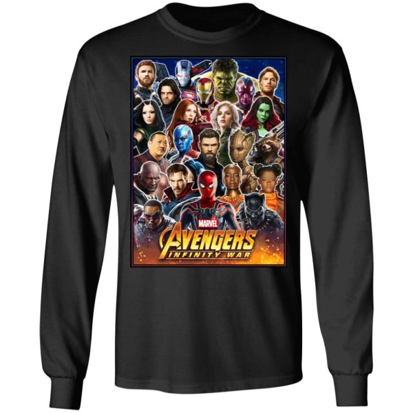 Marvel Avengers Infinity Wars Team T-Shirts