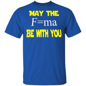 May The Mass Times Acceleration Be With You Shirt 3 May The Mass Times Acceleration Be With You Shirt 12
