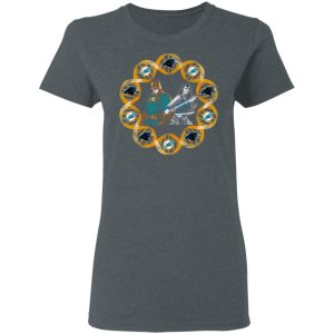 Miami Dolphins And Carolina Panthers In My DNA Batman Superwoman T Shirts 2