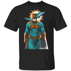 Miami Dolphins Batman Mash Up T-Shirts Miami Dolphins Batman Mash Up T-Shirts