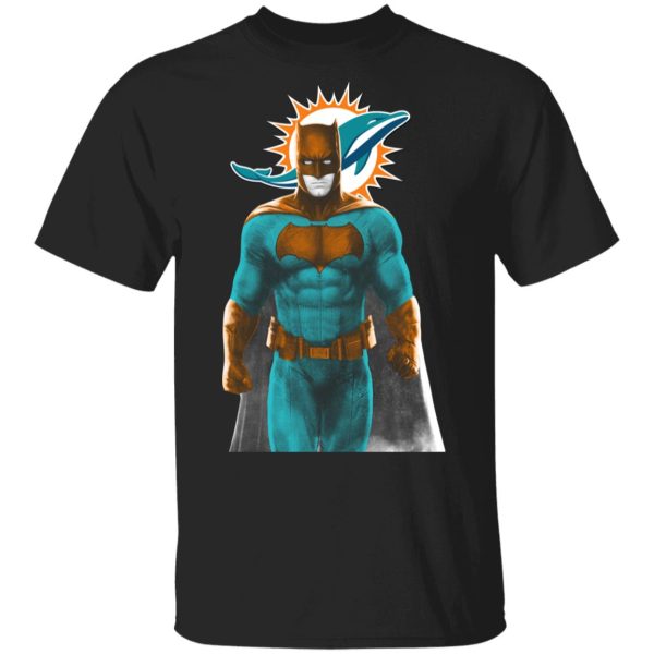 Miami Dolphins Batman Mash Up T-Shirts