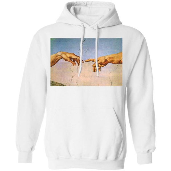 Michelangelo’s Creation Of Adam Hands Shirt