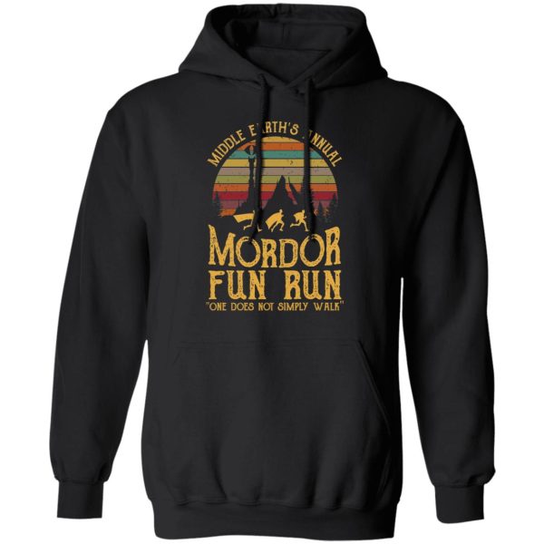 Middle Earth’s Annual Mordor Fun Run One Does Not Simply Walk Shirt