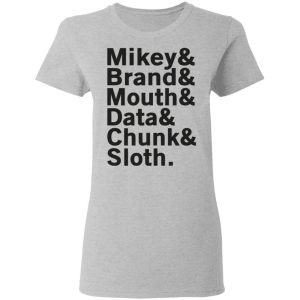 Mikey & Brand & Mouth & Data & Chunk & Sloth T-Shirts 3 Mikey amp Brand amp Mouth amp Data amp Chunk amp Sloth T Shirts 12