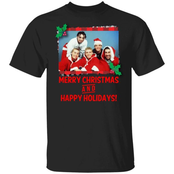 NSYNC Merry Christmas And Happy Holidays Shirt