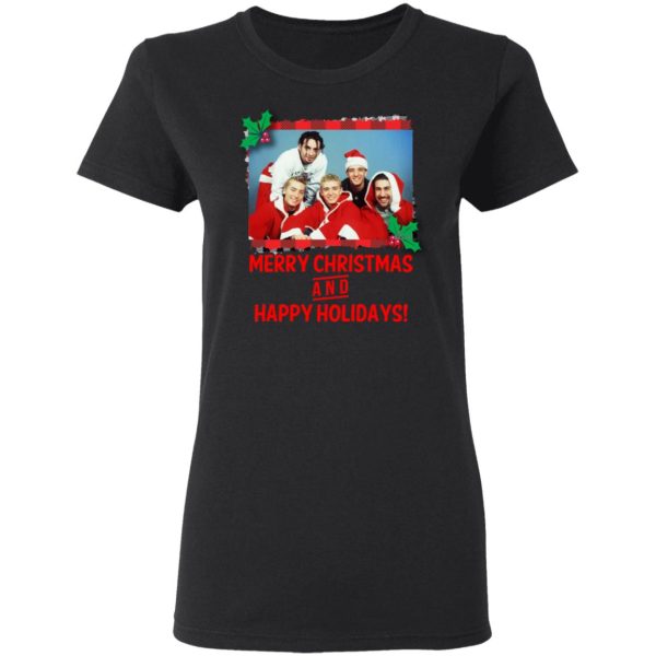 NSYNC Merry Christmas And Happy Holidays Shirt