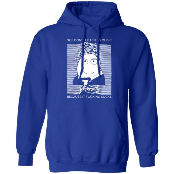 No I Don’t Listen To Music Because It Fucking Sucks T-Shirts, Hoodies, Sweater