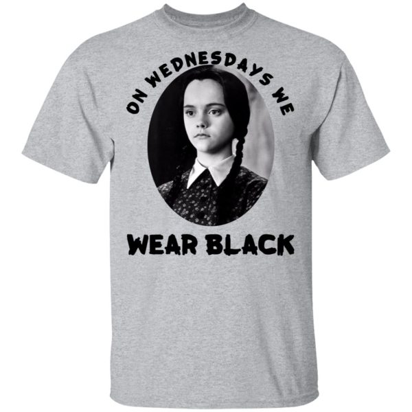 On Wednesday We Wear Black Shirt