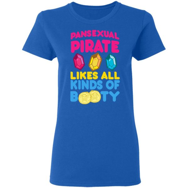 Pansexual Pirate Likes All Kinds Of Booty T-Shirts, Hoodies, Sweater