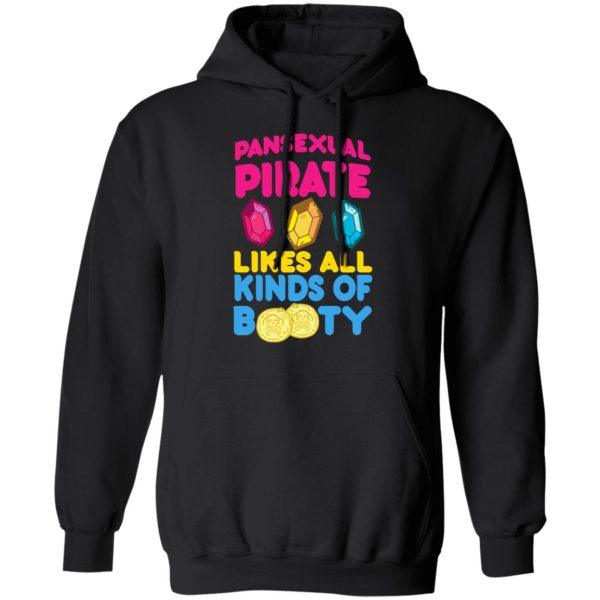 Pansexual Pirate Likes All Kinds Of Booty T-Shirts, Hoodies, Sweater