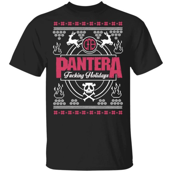 Pantera Fucking Holidays Christmas Sweater, T-Shirts, Hoodies