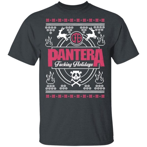 Pantera Fucking Holidays Christmas Sweater, T-Shirts, Hoodies