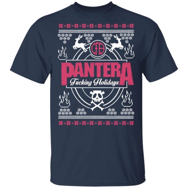 Pantera Fucking Holidays Christmas Sweater, T-Shirts, Hoodies