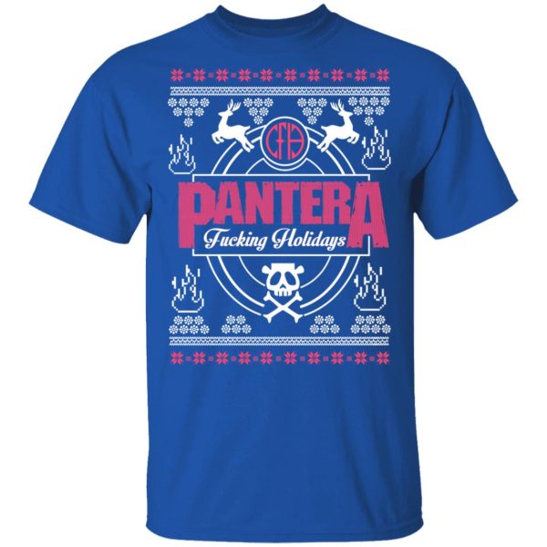 Pantera Fucking Holidays Christmas Sweater, T-Shirts, Hoodies