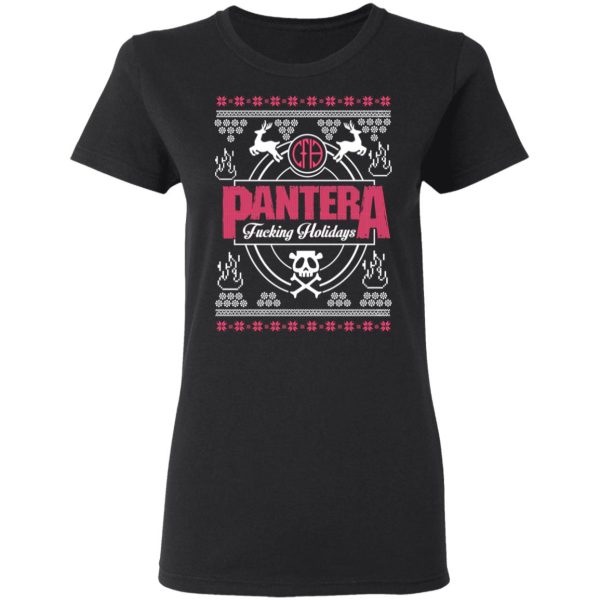 Pantera Fucking Holidays Christmas Sweater, T-Shirts, Hoodies