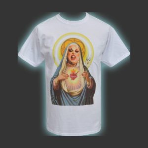 Pink Flamingos Holy Mother White T-shirt Gift For Fans – Apparel, Mug, Home Decor – Perfect Gift For Everyone