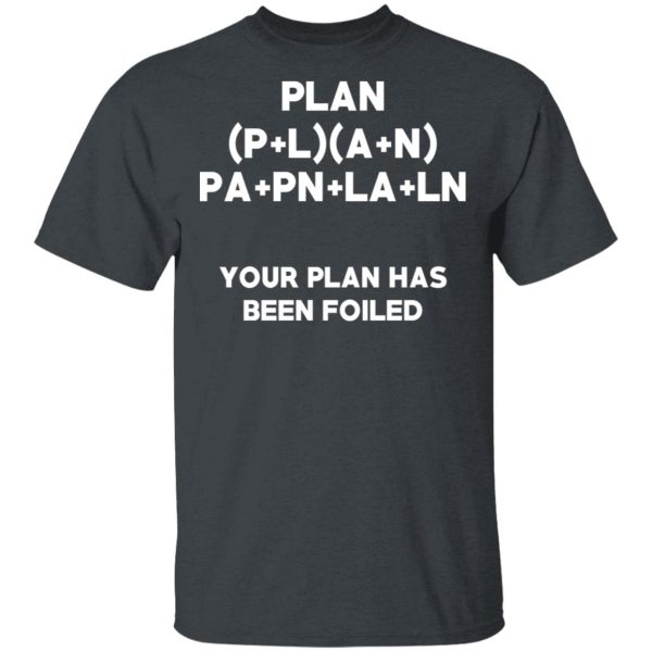 Plan Your Plan Has Been Poiled Math Pun T-Shirts, Hoodies, Sweater