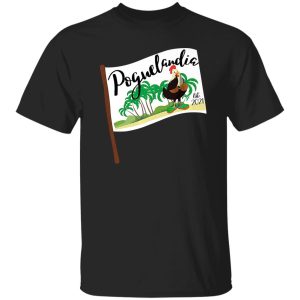 Poguelandia Flag With Chicken In Coconut Bra T-Shirts, Hoodies, Sweater 4 Poguelandia Flag With Chicken In Coconut Bra T Shirts Hoodies Sweater 2