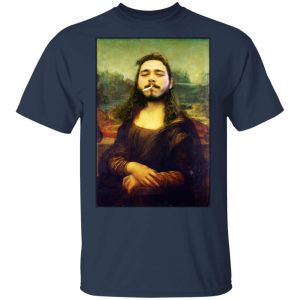 Post Malone Mona Lisa Smoking T-Shirts 2 Post Malone Mona Lisa Smoking T Shirts 11
