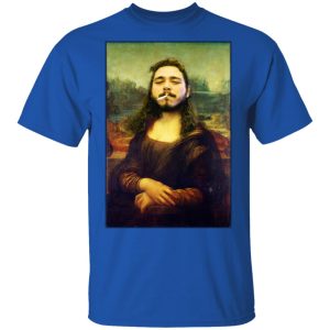 Post Malone Mona Lisa Smoking T-Shirts 3 Post Malone Mona Lisa Smoking T Shirts 12