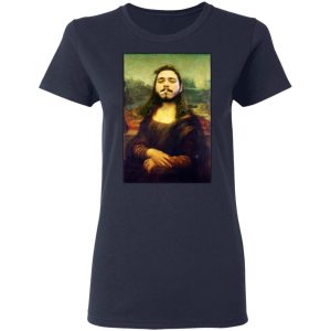Post Malone Mona Lisa Smoking T-Shirts 6 Post Malone Mona Lisa Smoking T Shirts 3
