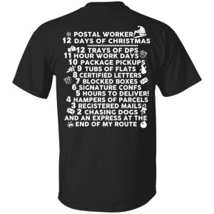 Postal Worker 12 Days Of Christmas T-Shirts, Hoodies, Sweater Postal Worker 12 Days Of Christmas T-Shirts, Hoodies, Sweater