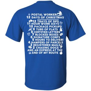 Postal Worker 12 Days Of Christmas T-Shirts, Hoodies, Sweater Postal Worker 12 Days Of Christmas T-Shirts, Hoodies, Sweater