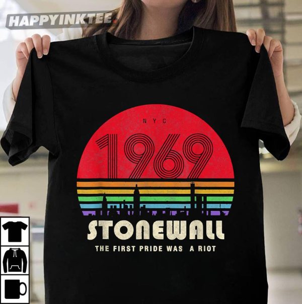Pride 50th Anniversary Stonewall 1969 Was A Riot T-Shirt – Apparel, Mug, Home Decor – Perfect Gift For Everyone