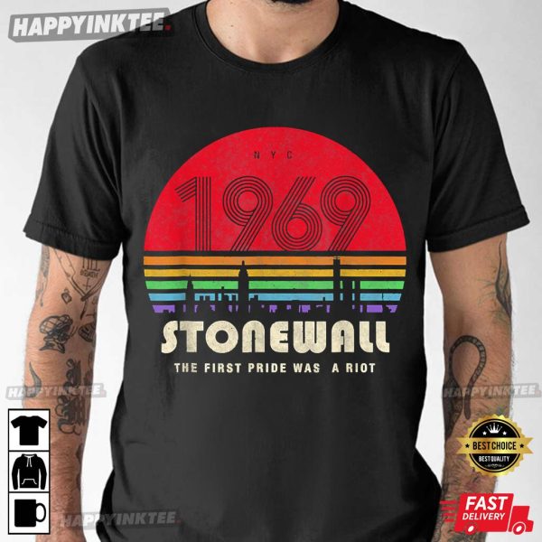 Pride 50th Anniversary Stonewall 1969 Was A Riot T-Shirt – Apparel, Mug, Home Decor – Perfect Gift For Everyone