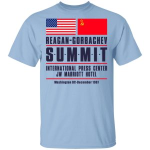 Reagan-Gorbachev Summit International Press Center Jw Marriot Hotel T-Shirts Reagan-Gorbachev Summit International Press Center Jw Marriot Hotel T-Shirts