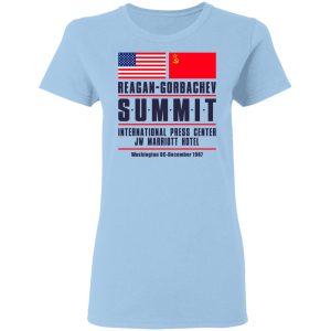 Reagan-Gorbachev Summit International Press Center Jw Marriot Hotel T-Shirts Reagan-Gorbachev Summit International Press Center Jw Marriot Hotel T-Shirts