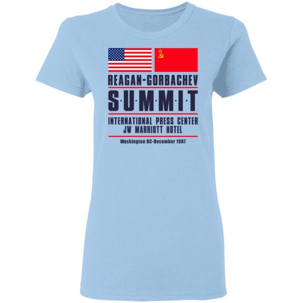 Reagan-Gorbachev Summit International Press Center Jw Marriot Hotel T-Shirts