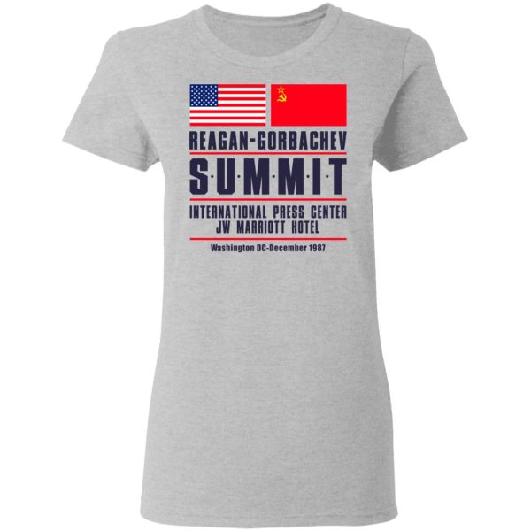 Reagan-Gorbachev Summit International Press Center Jw Marriot Hotel T-Shirts