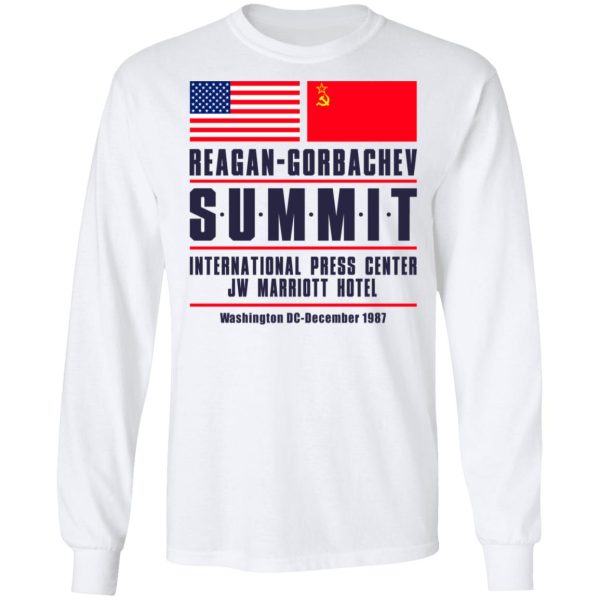 Reagan-Gorbachev Summit International Press Center Jw Marriot Hotel T-Shirts