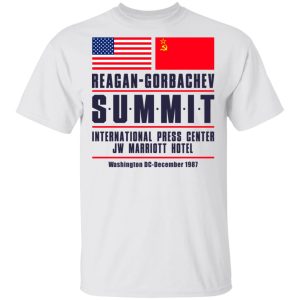 Reagan-Gorbachev Summit International Press Center Jw Marriot Hotel T-Shirts 10 Reagan Gorbachev Summit International Press Center Jw Marriot Hotel T Shirts 8