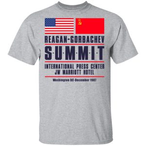 Reagan-Gorbachev Summit International Press Center Jw Marriot Hotel T-Shirts 11 Reagan Gorbachev Summit International Press Center Jw Marriot Hotel T Shirts 9