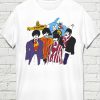 Rock Band The Beatles Comic Style T-shirt Best Gift For Fans – Apparel, Mug, Home Decor – Perfect Gift For Everyone