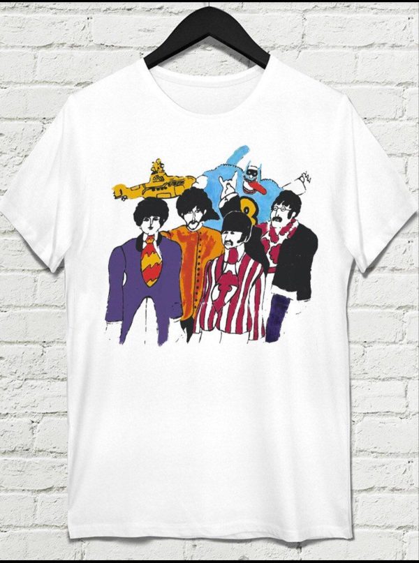 Rock Band The Beatles Comic Style T-shirt Best Gift For Fans – Apparel, Mug, Home Decor – Perfect Gift For Everyone