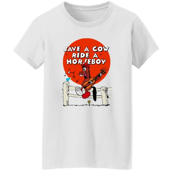 Save A Cow Ride A Horseboy T-Shirts, Hoodies