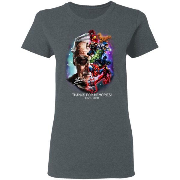 Stan Lee Thanks For Memories 1922 2018 Shirt