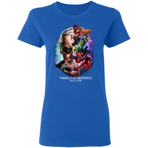 Stan Lee Thanks For Memories 1922 2018 Shirt