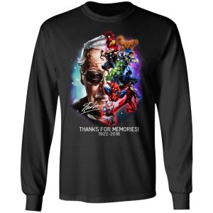 Stan Lee Thanks For Memories 1922 2018 Shirt 8 Stan Lee Thanks For Memories 1922 2018 Shirt 5